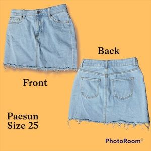 Pacsun Jean skirt